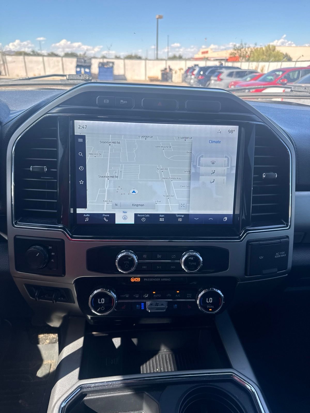 Used 2022 Star White Metallic Tri-Coat Ford Lariat image 15