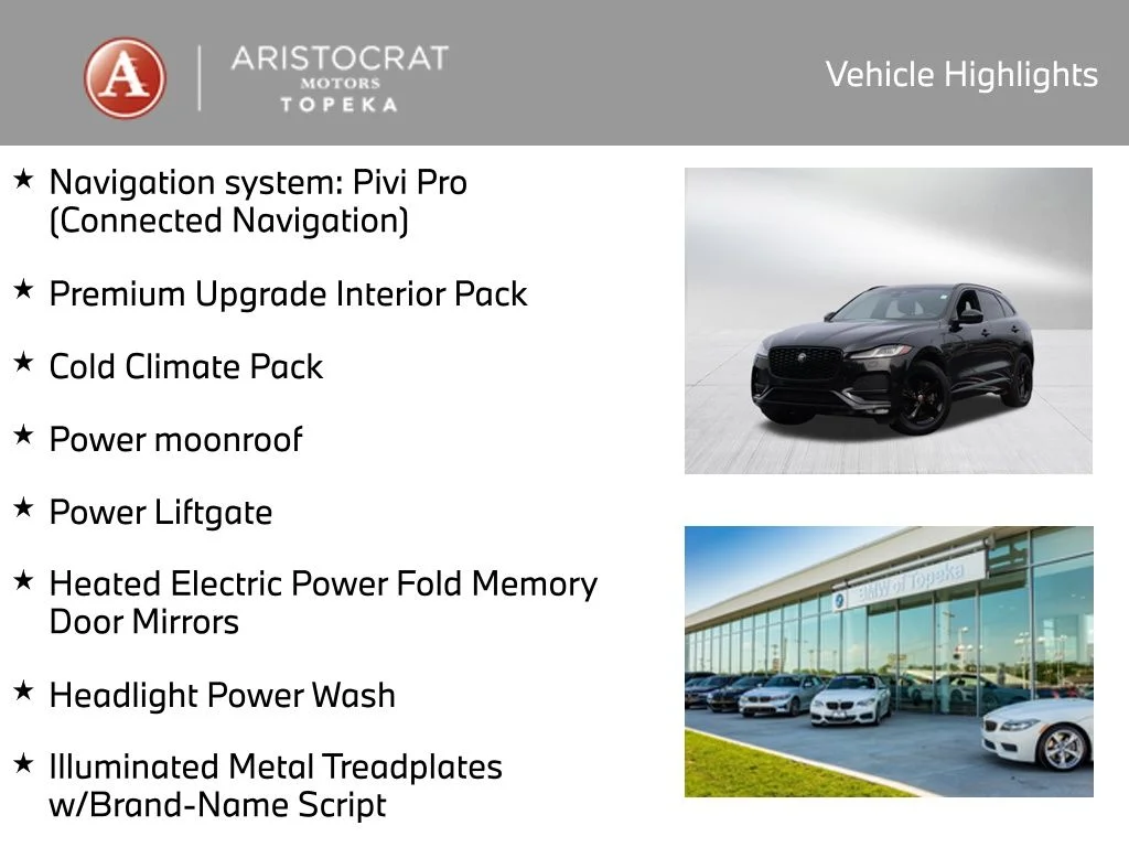 Used 2023 Jaguar F-Pace S with VIN SADCJ2EX4PA716324 for sale in Kansas City