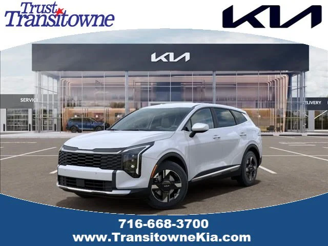 New 2026 Glacial White Pearl Kia LX image 1