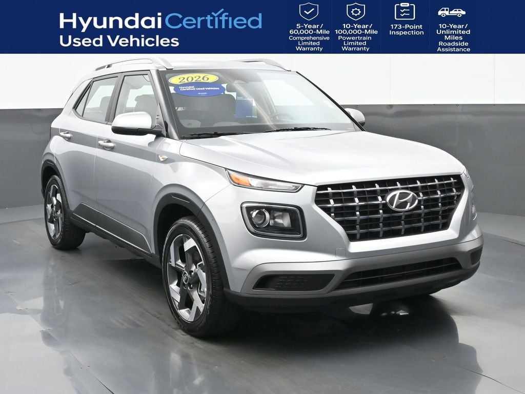 Certified Used 2026 Silver Hyundai SEL image 1