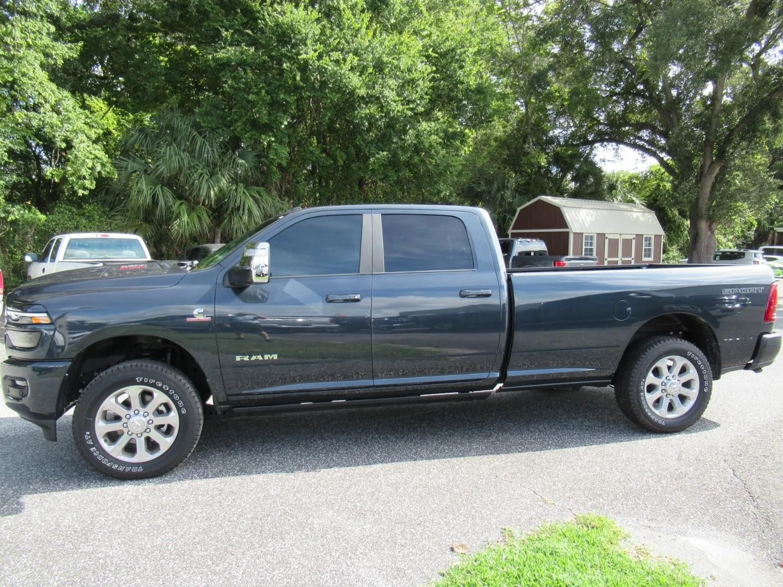 New 2026 Forged Blue Metallic Exterior Paint RAM Laramie image 5
