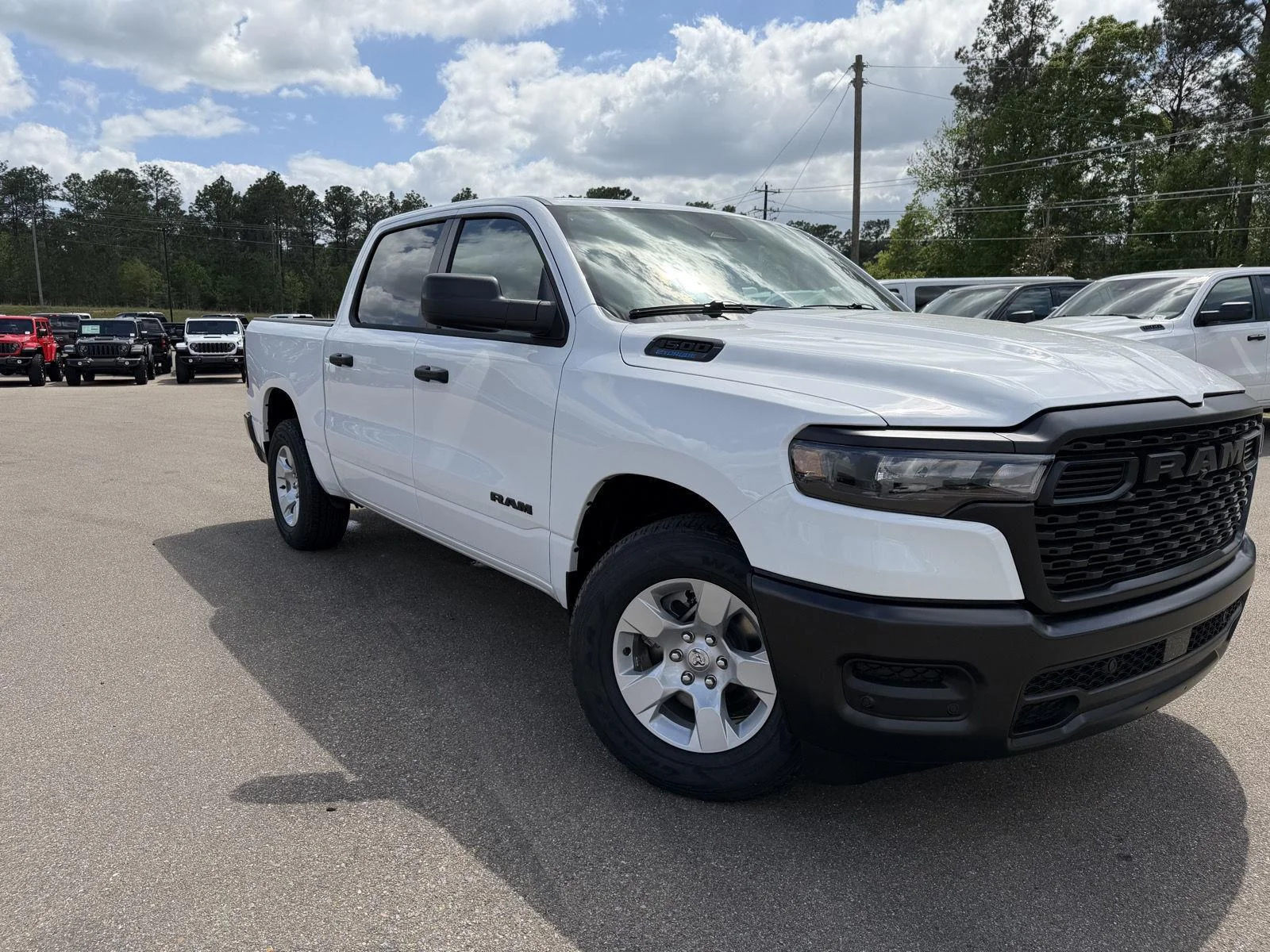 New 2026 Bright White Clear-Coat Exterior Paint RAM Tradesman image 3