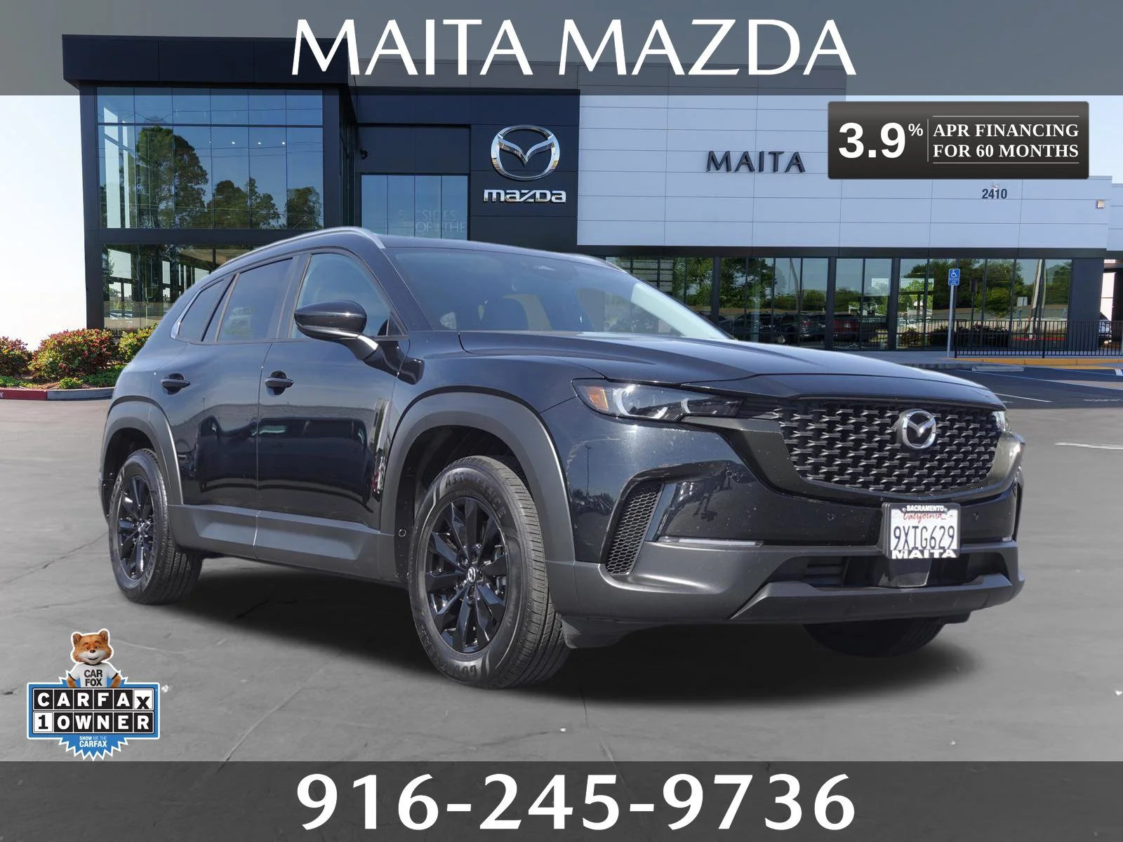 Certified Used 2026 Jet Black Mica Mazda 2.5 S Preferred image 1