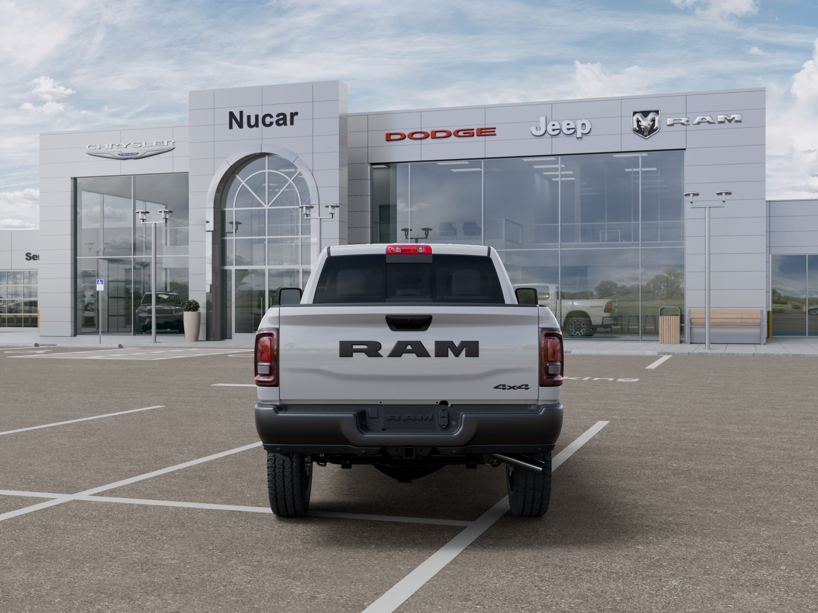 New 2026 Bright White Clear-Coat Exterior Paint RAM Tradesman image 24
