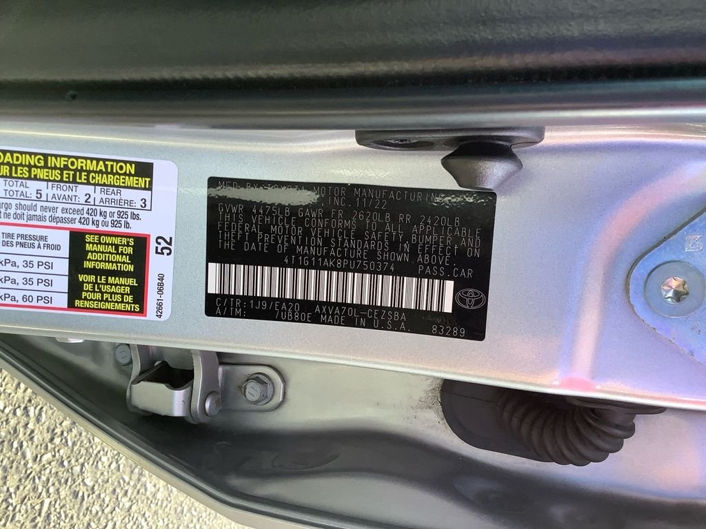 Used 2023 Silver Toyota SE image 19