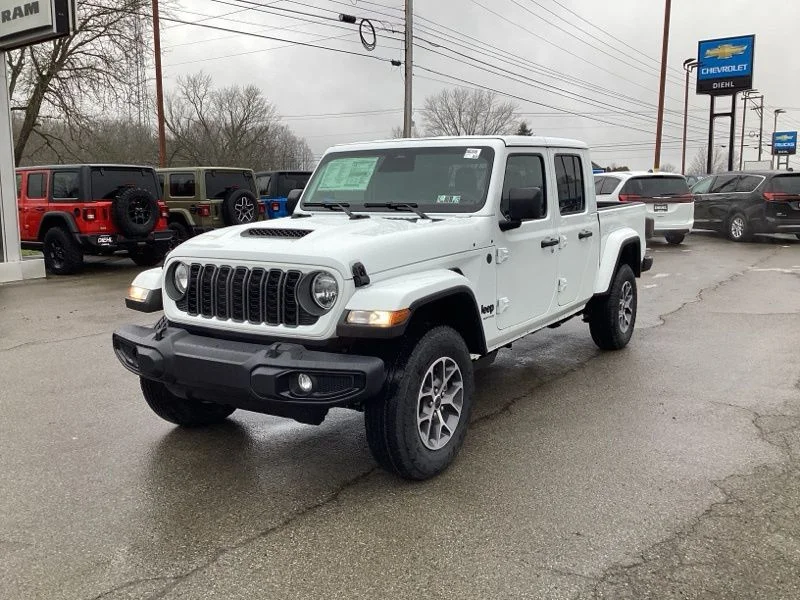New 2026 Bright White Clear-Coat Exterior Paint Jeep Sport S image 3