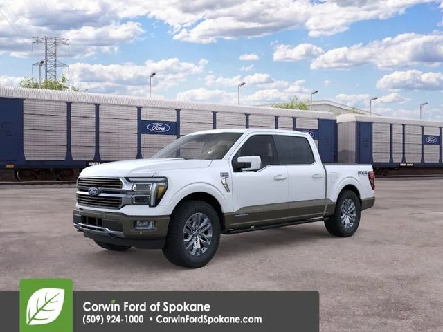 New 2026 Star White Metallic Tri-Coat Ford King Ranch image 3