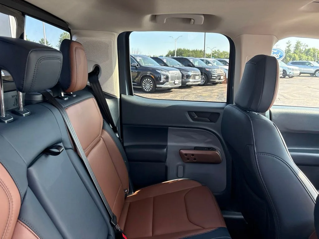 Used 2024 Azure Gray Metallic Tri-Coat Ford Lariat image 30