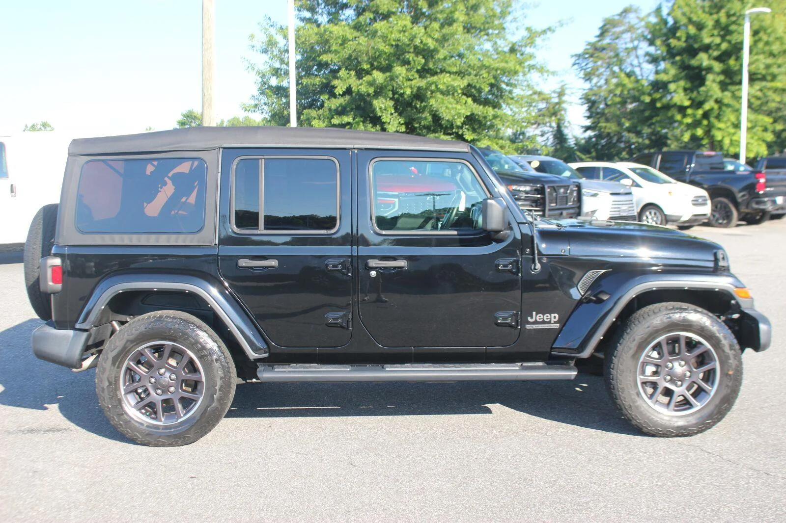 Used 2021 Black Jeep Unlimited 80th Anniversary image 8