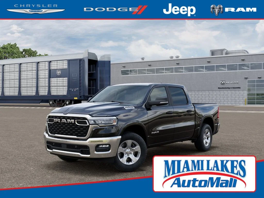 New 2026 Diamond Black Crystal Pearl-Coat Exterior Paint RAM Big Horn/Lone Star image 1
