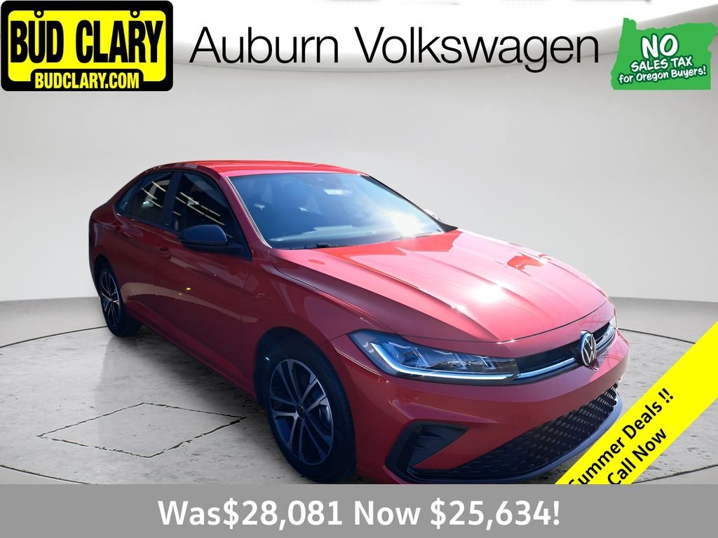 New 2026 Red Volkswagen 1.5T Sport image 1