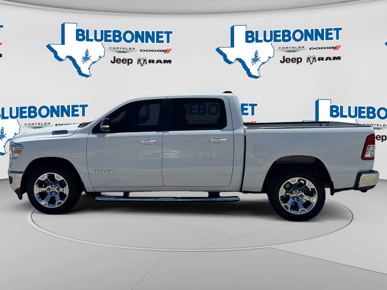 Used 2021 Bright White Clearcoat Ram Lone Star image 8