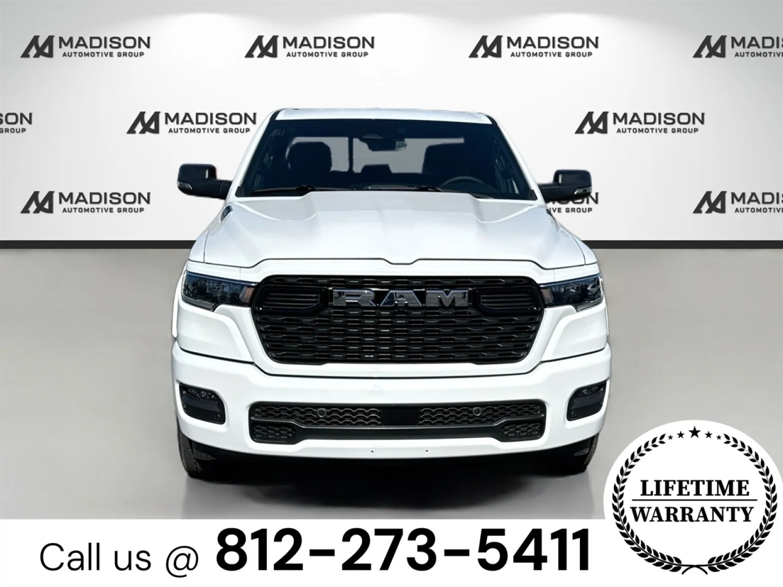 New 2026 Bright White Clear-Coat Exterior Paint RAM Big Horn image 2