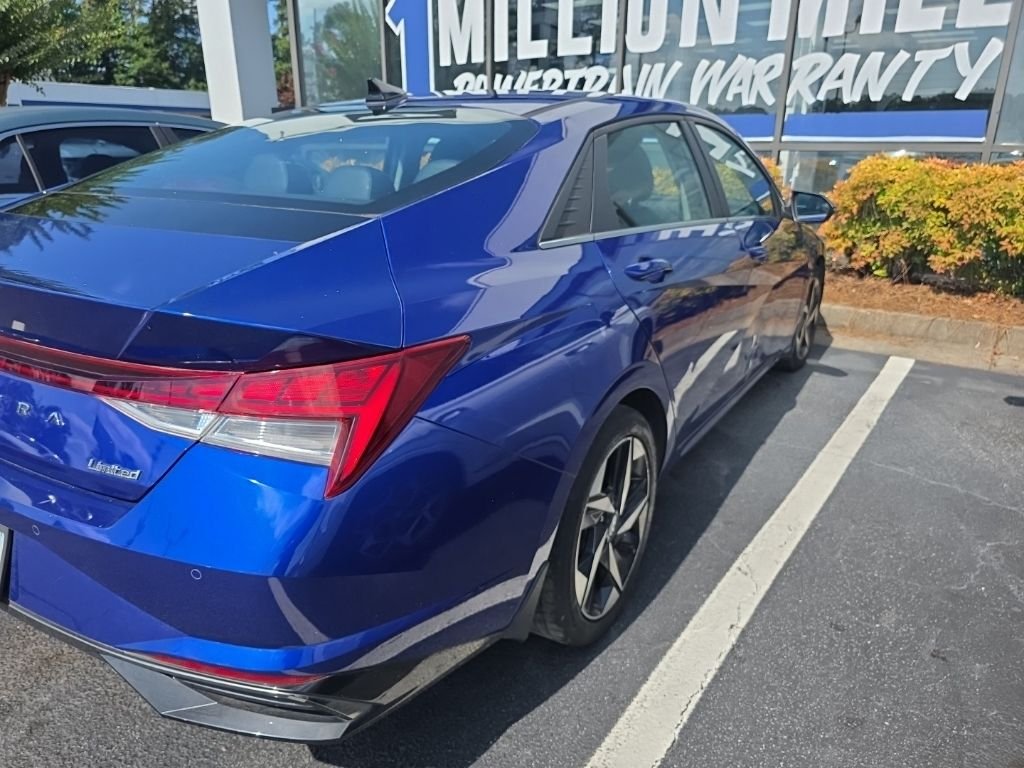 Used 2022 Blue Hyundai Limited image 2