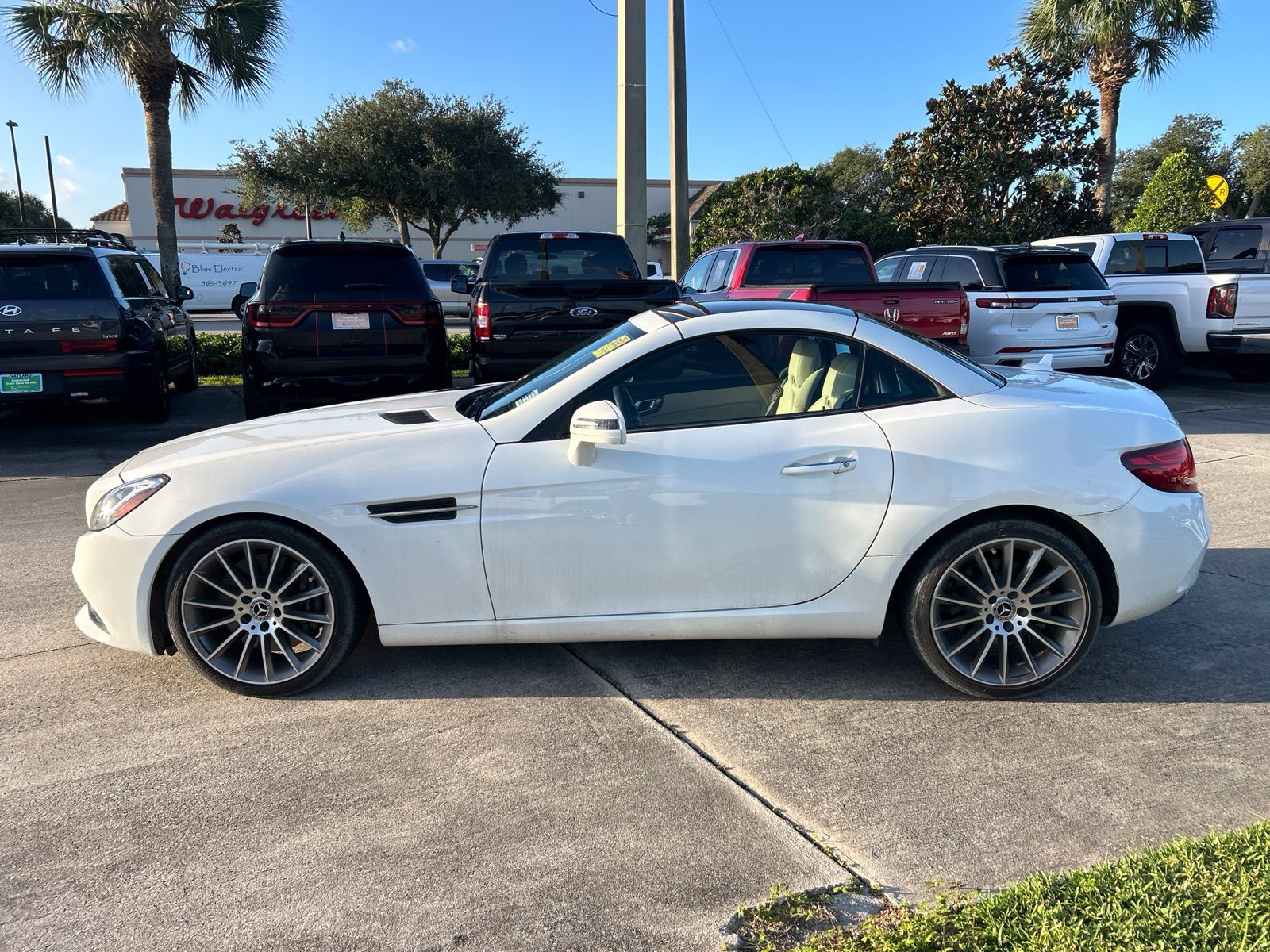 Used 2020 White Mercedes-Benz SLC 300 image 2