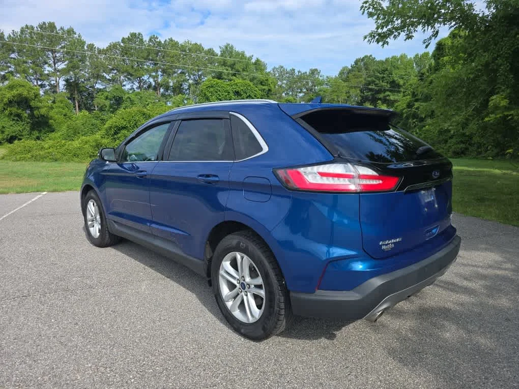 Used 2020 Atlas Blue Metallic Ford SEL image 7