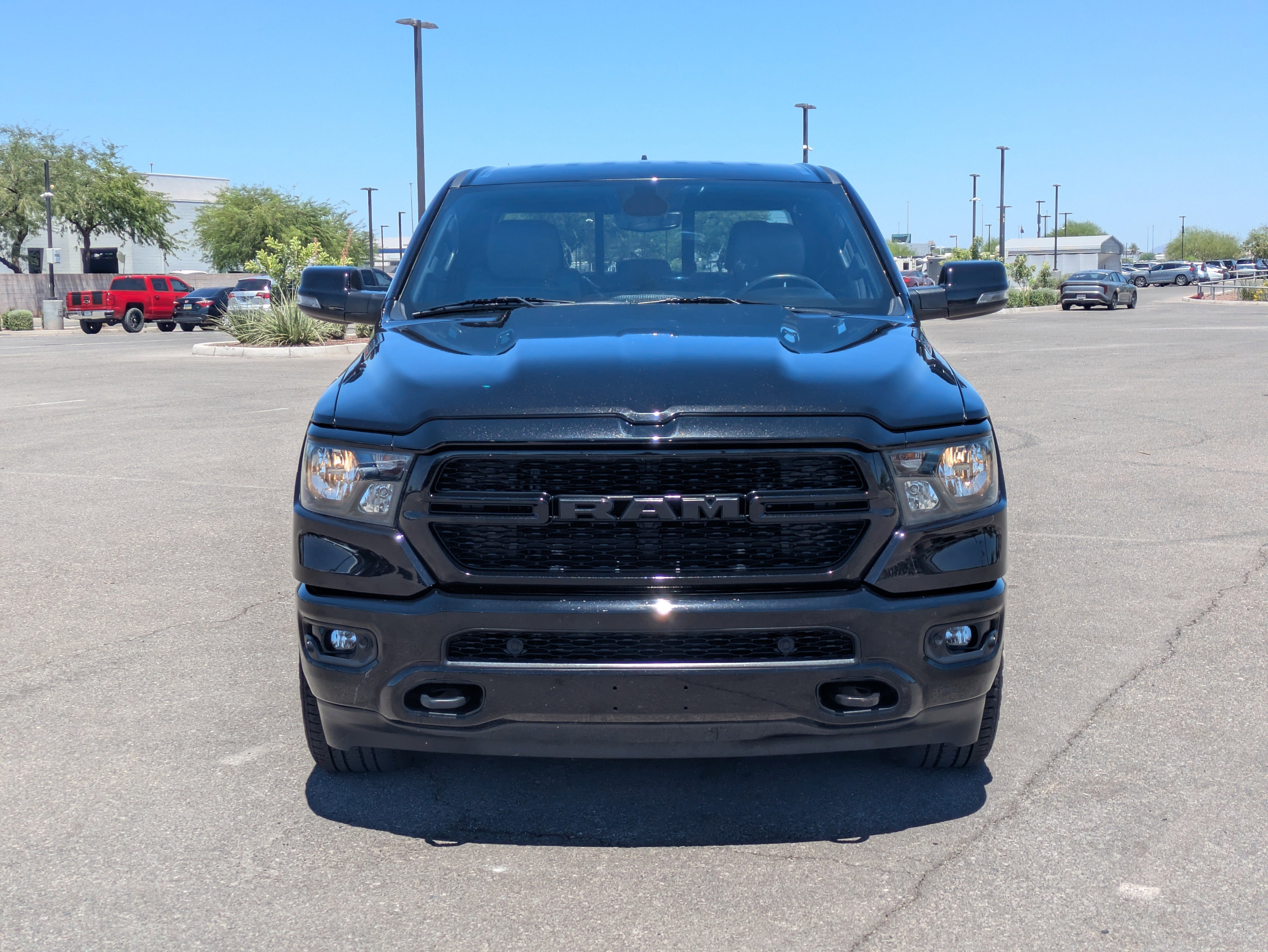 Used 2023 Diamond Black Crystal Pearlcoat Ram Big Horn image 8