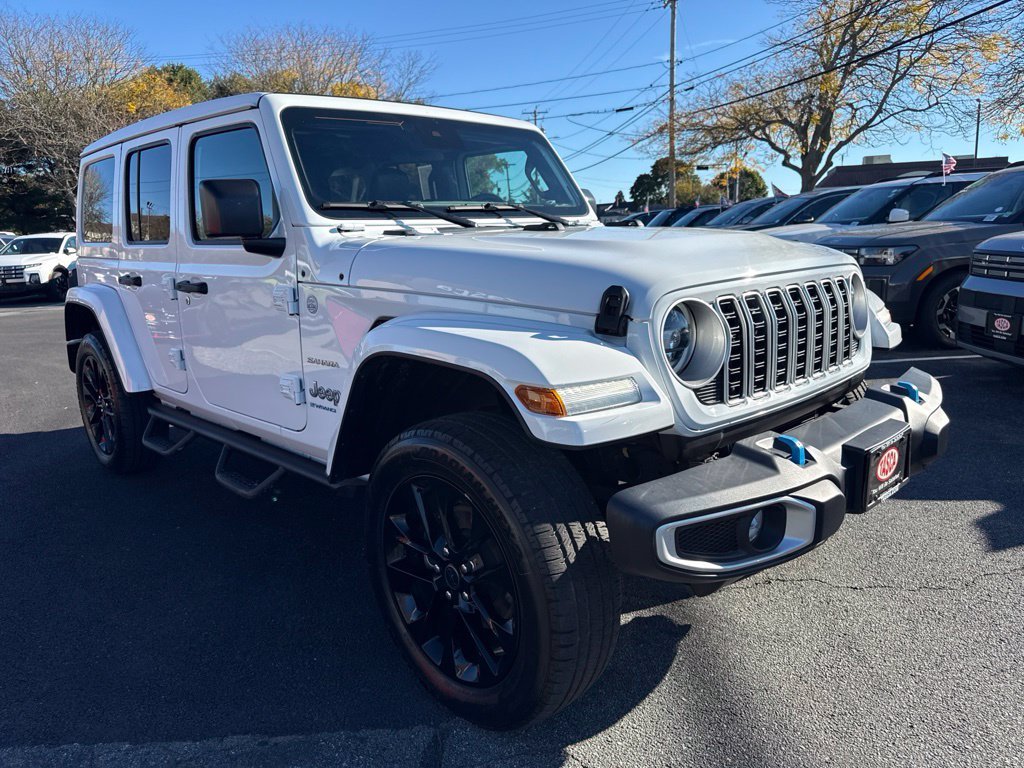 Used 2024 White Jeep Sahara 4xe image 3