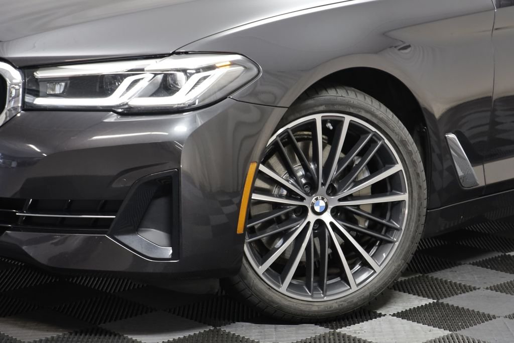 Certified Used 2023 Dark Graphite Metallic BMW 530i xDrive image 3