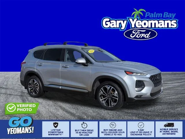 Certified Used 2020 Shimmering Silver Pearl Hyundai SEL image 1