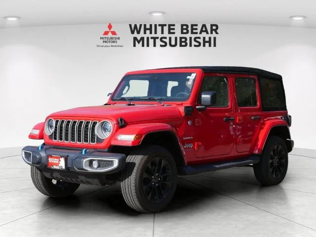 Used 2024 Red Jeep Sahara 4xe image 2