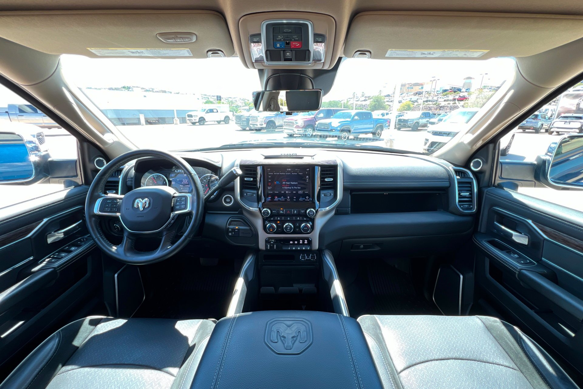 Certified Used 2021 Patriot Blue Pearlcoat Ram Laramie image 10