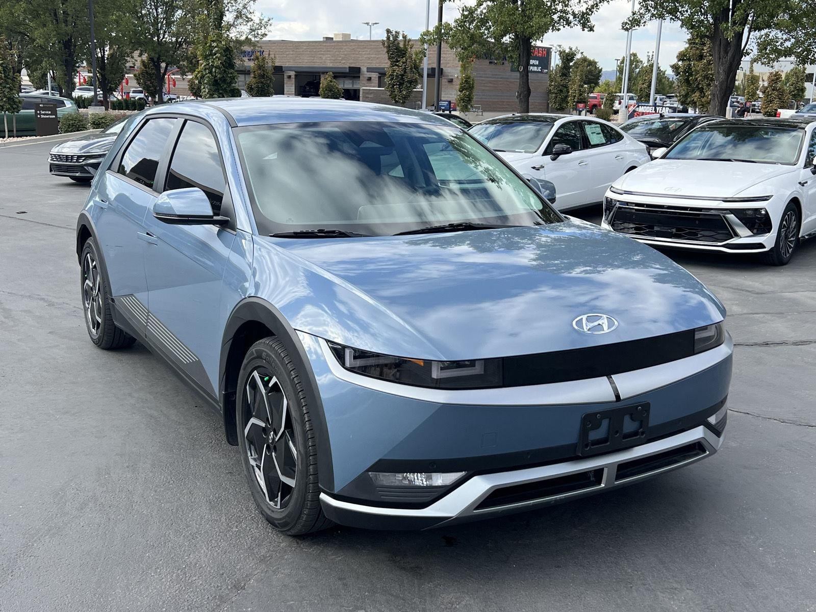 Certified Used 2024 Lucid Blue Hyundai SEL image 12