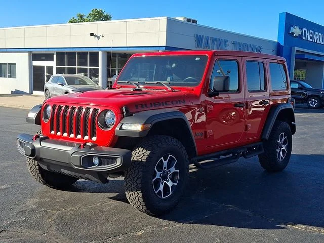 Used 2022 Red Jeep Unlimited Rubicon image 3