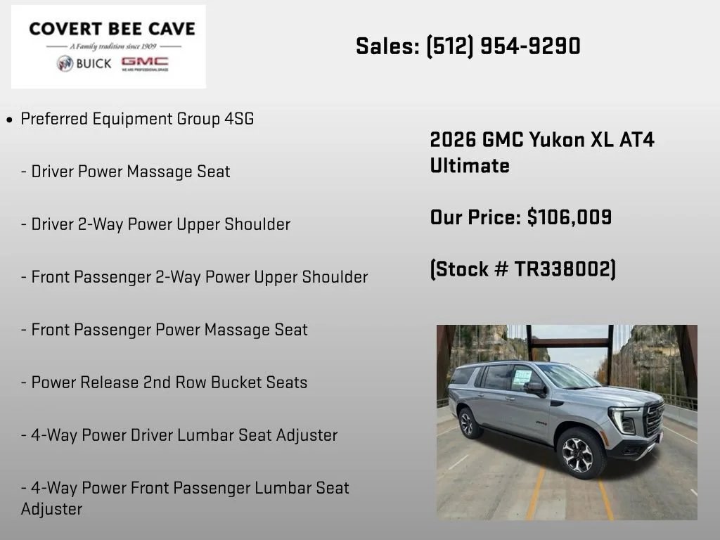 New 2026 Sterling Metallic GMC AT4 Ultimate image 6