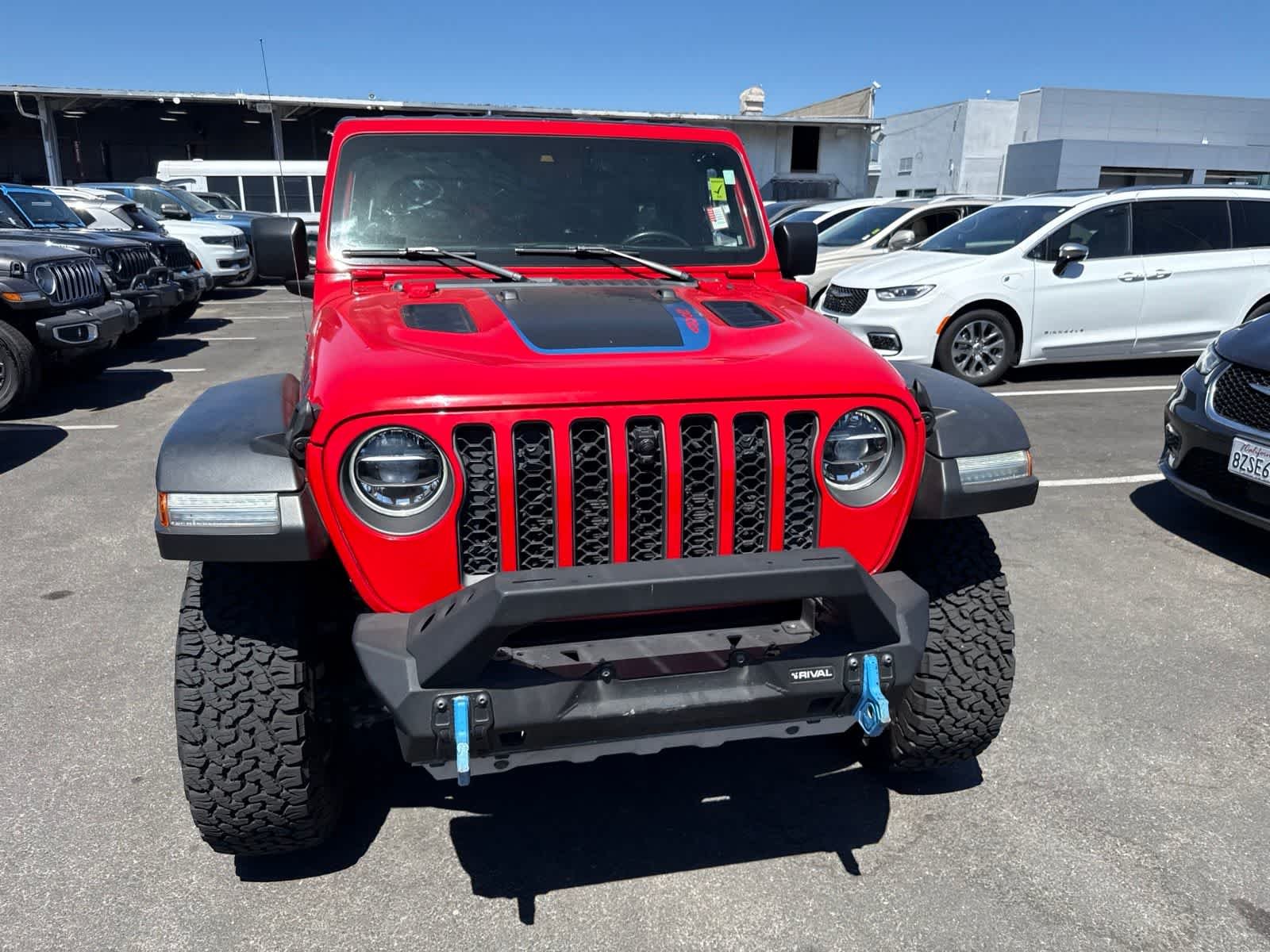 Used 2021 Firecracker Red Clearcoat Jeep Unlimited Rubicon image 5