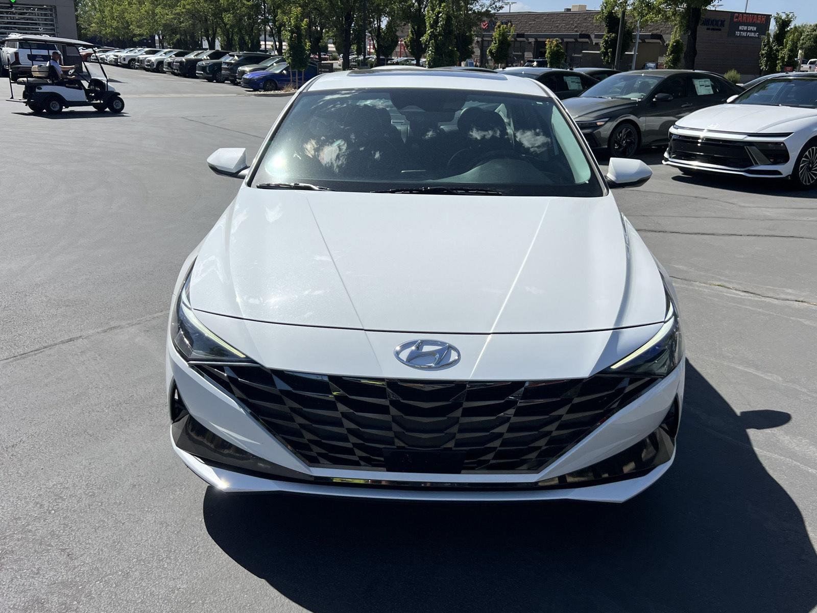 Certified Used 2023 Serenity White Pearl Hyundai Limited image 3