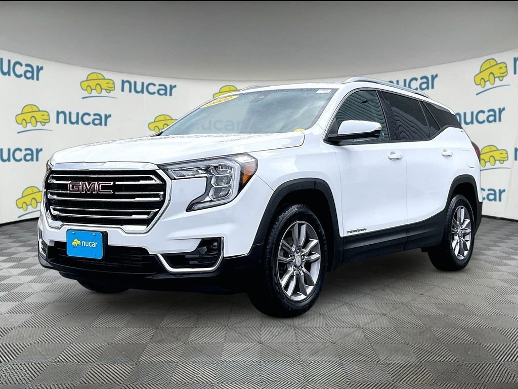 Used 2022 White GMC SLT image 3