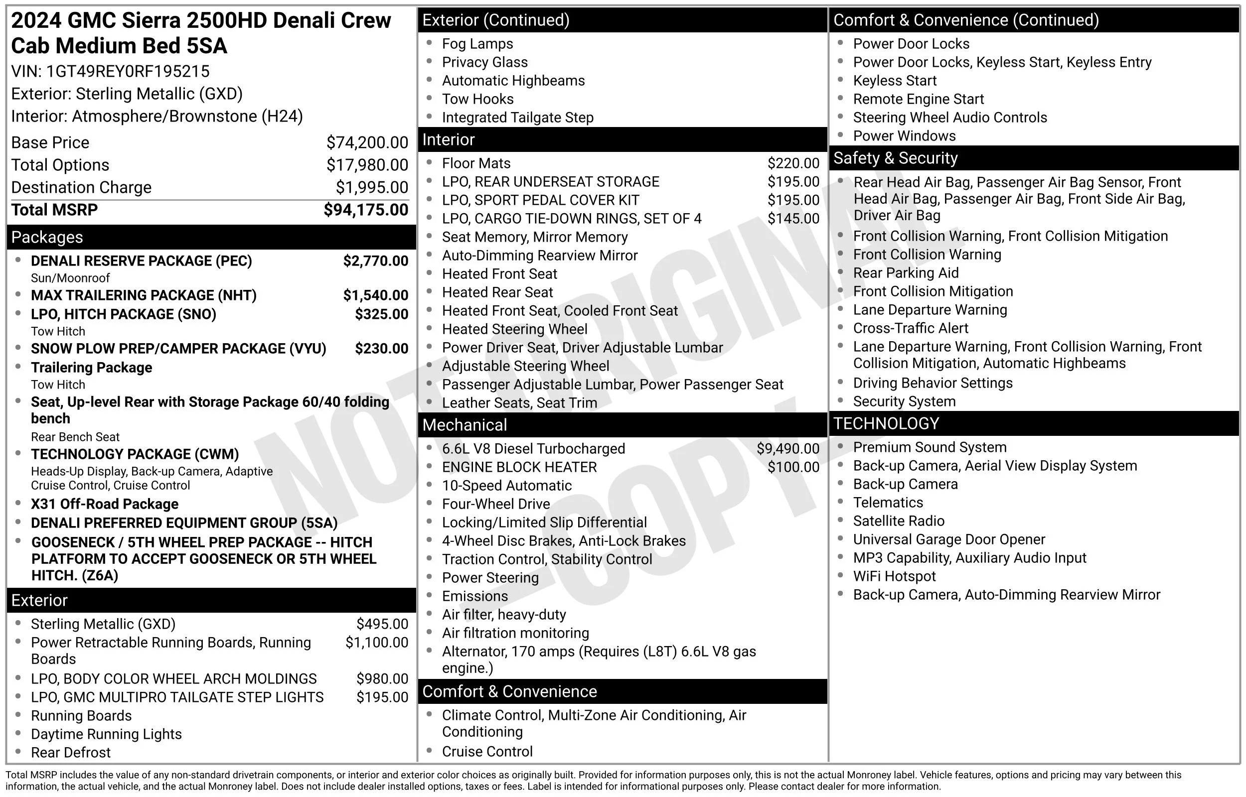 Used 2024 Sterling Metallic GMC Denali image 47