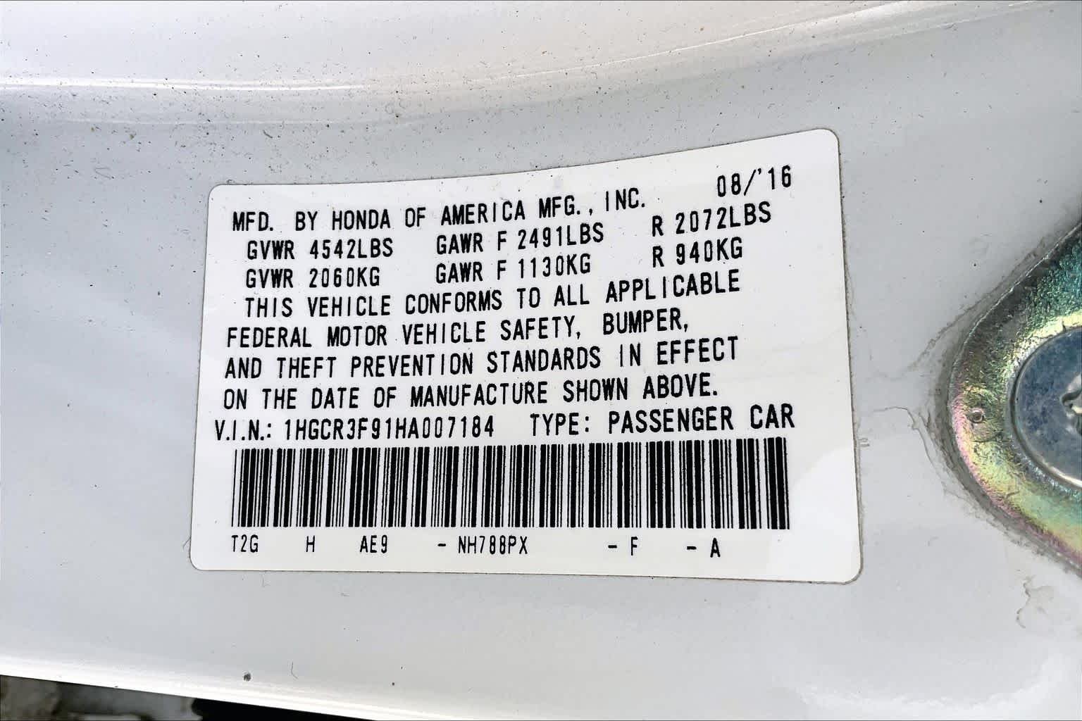Used 2017 White Orchid Pearl Honda Touring image 35