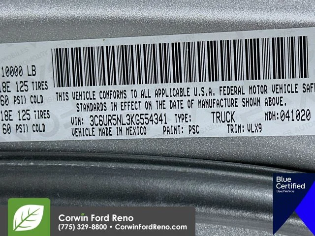 Certified Used 2019 Billet Silver Metallic Clearcoat Ram Laramie image 34