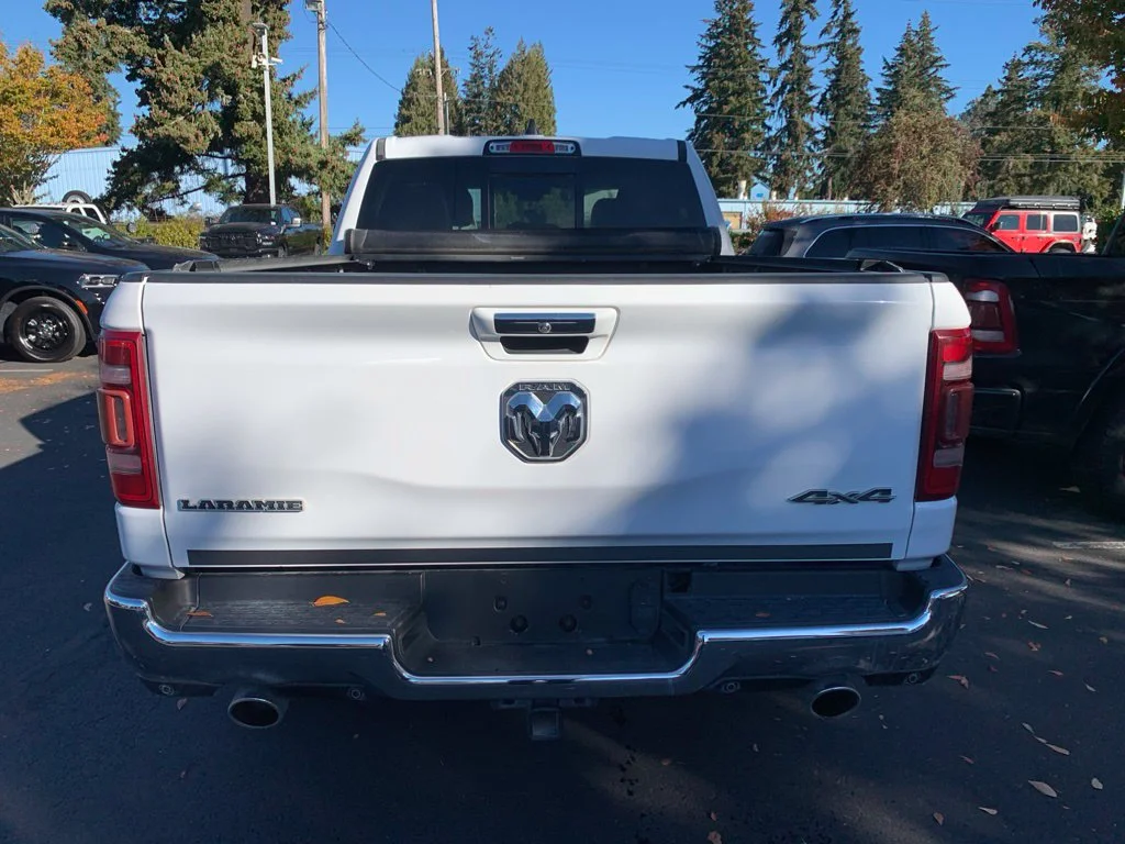 Used 2020 Bright White Clearcoat Ram Laramie image 3