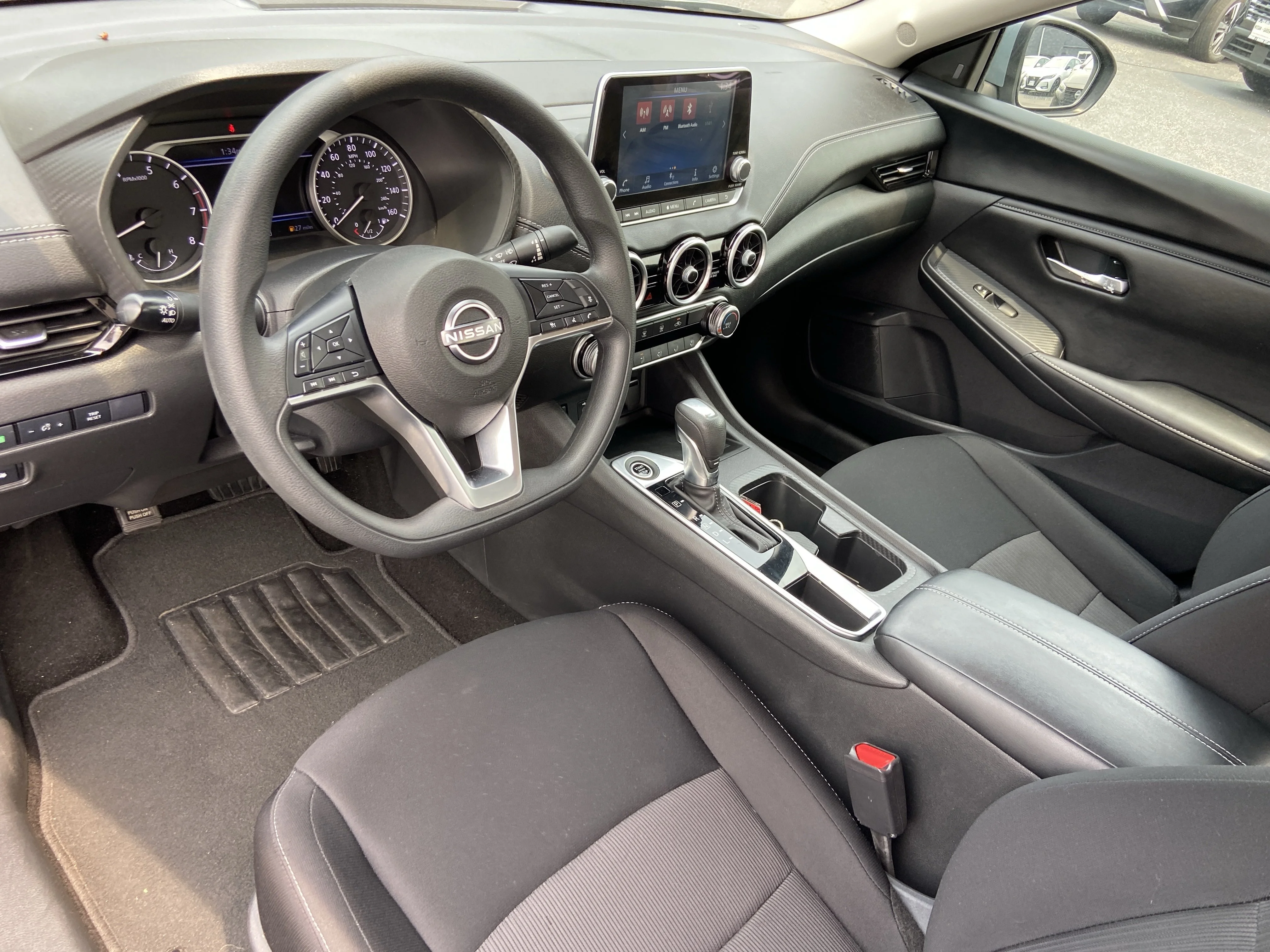 Used 2024 Atlantic Gray Metallic Nissan SV image 26
