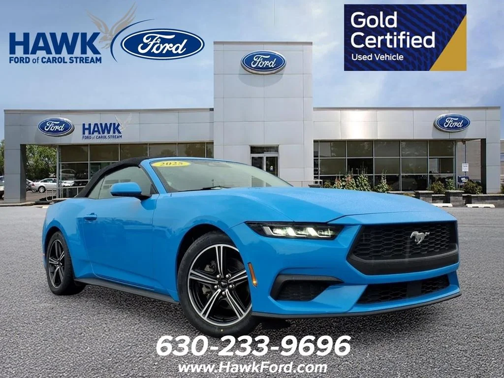 Used 2025 Blue Ford EcoBoost Premium image 1