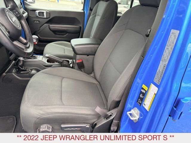 Used 2022 Blue Jeep Unlimited Sport S image 15