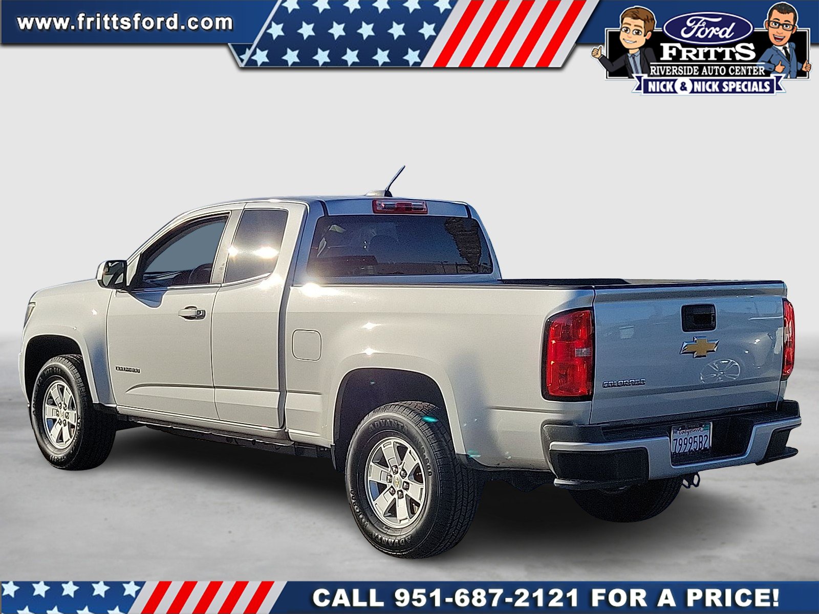 Certified Used 2017 Silver Ice Metallic Chevrolet WT image 3