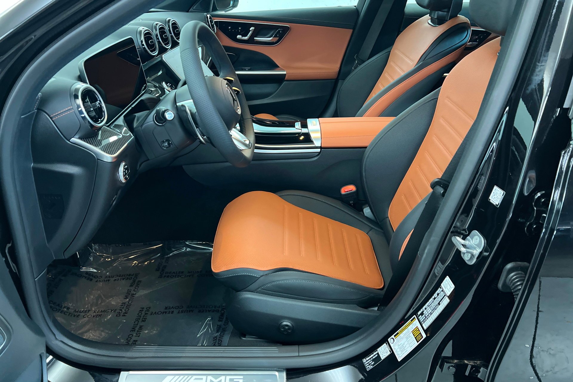 New 2026 Obsidian Black Metallic Mercedes-Benz AMG® C 43 4MATIC® AWD Sedan image 42
