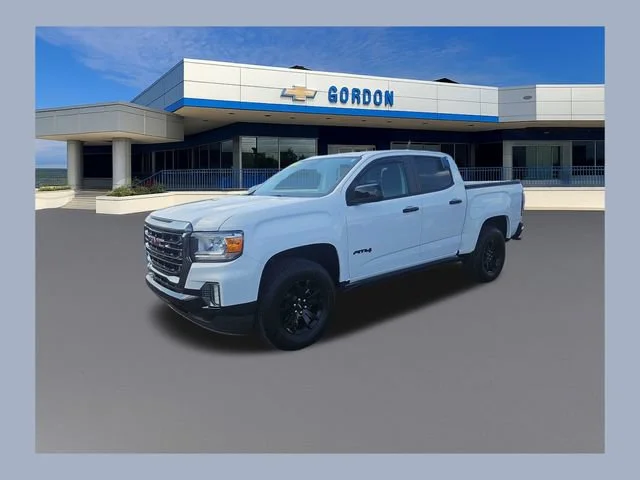 Used 2021 SUMMIT WHITE GMC 4WD AT4 w/Leather image 1