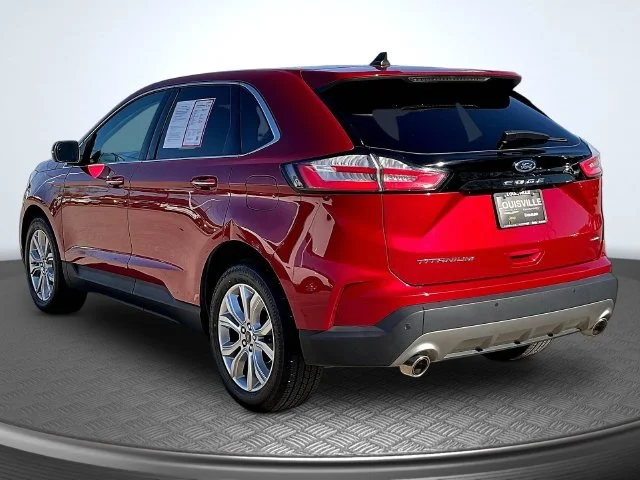 Used 2024 Red Ford Titanium image 4