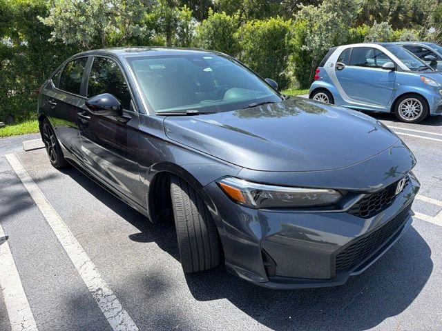 Certified Used 2025 Meteorite Gray Metallic Honda 4D HYBRID SPORT image 3