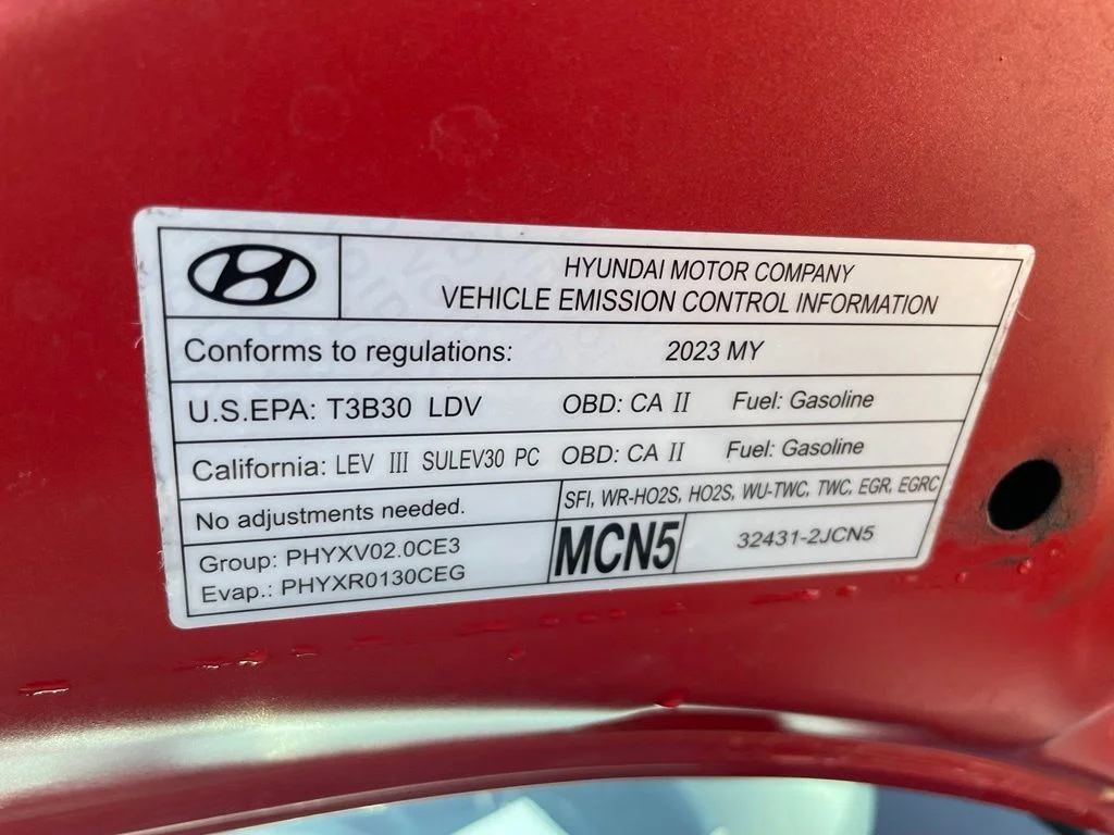 Used 2023 Calypso Red Hyundai SEL image 30