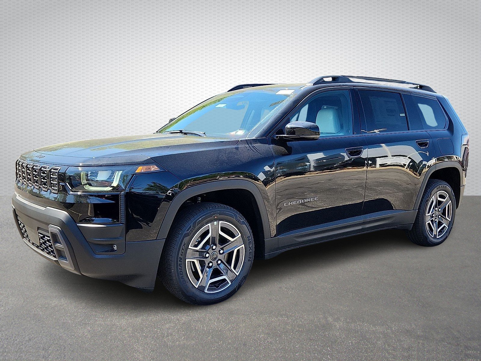 New 2026 Diamond Black Crystal Pearl-Coat Exterior Paint Jeep Limited 4x4 image 3