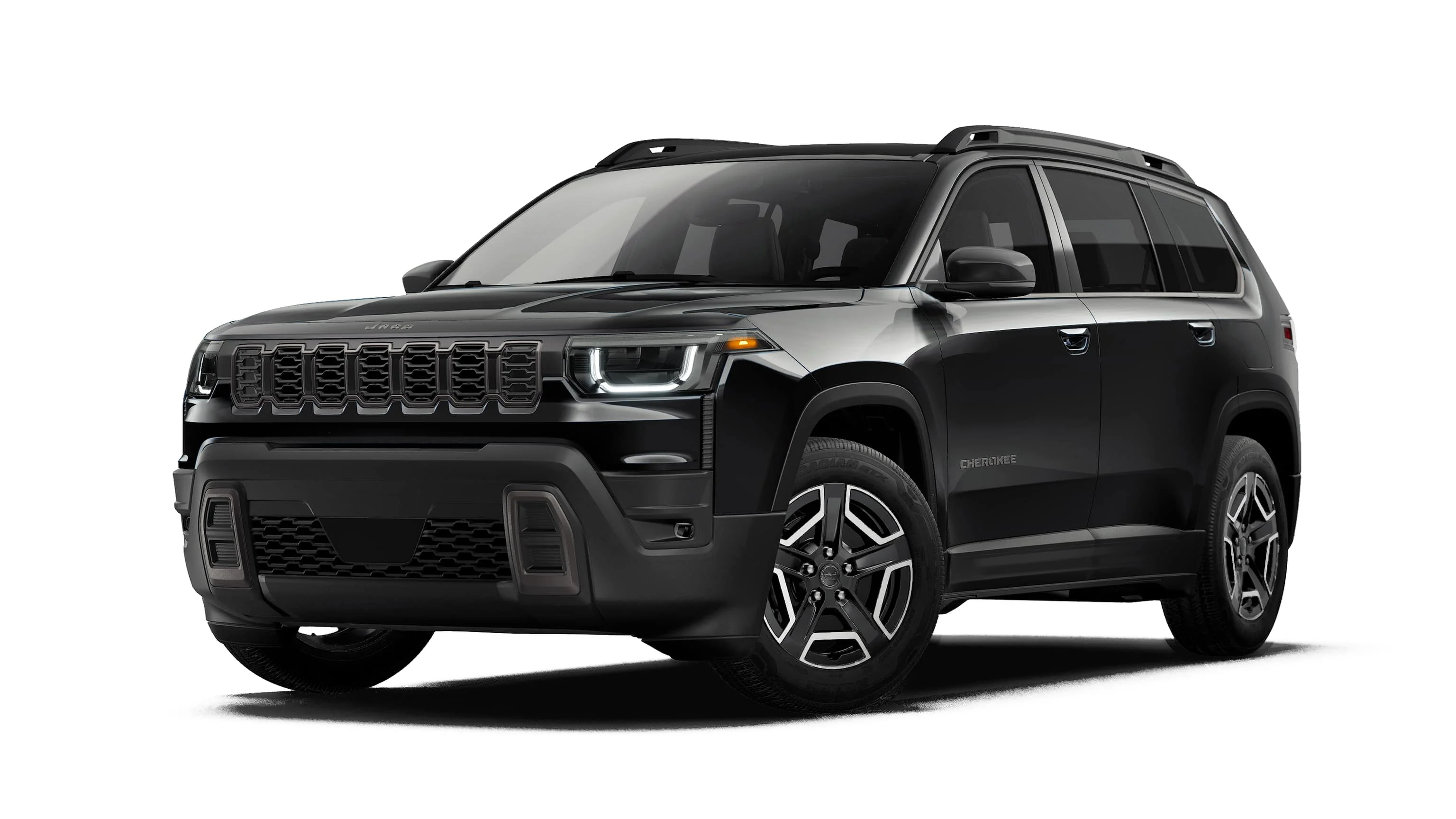 New 2027 Diamond Black Crystal Pearl-Coat Paint Jeep Limited image 13