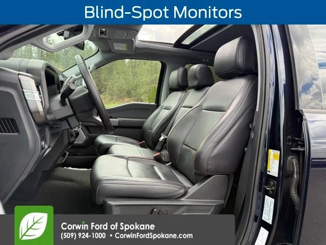 Certified Used 2025 Antimatter Blue Metallic Ford Lariat image 3