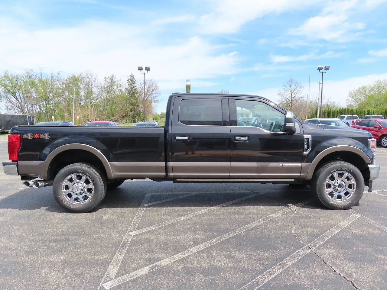 Used 2020 Agate Black Ford King Ranch 4x4 4dr Crew Cab 8 ft. LB Pickup image 7