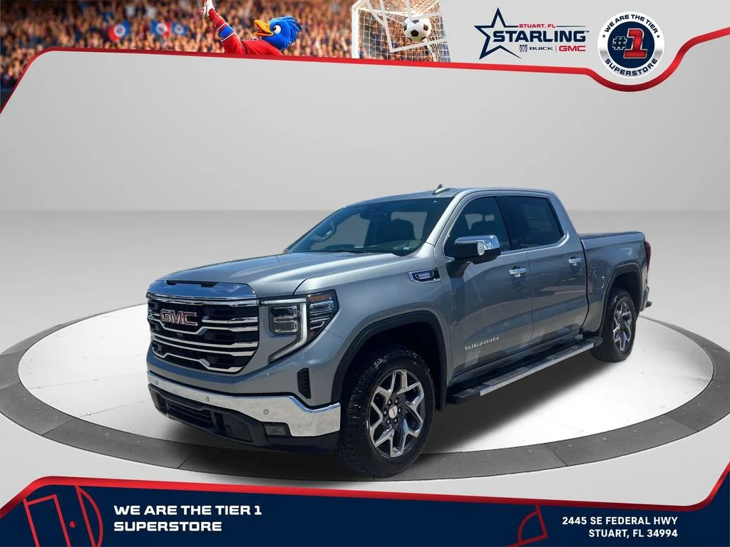 New 2026 Sterling Metallic GMC SLT image 1